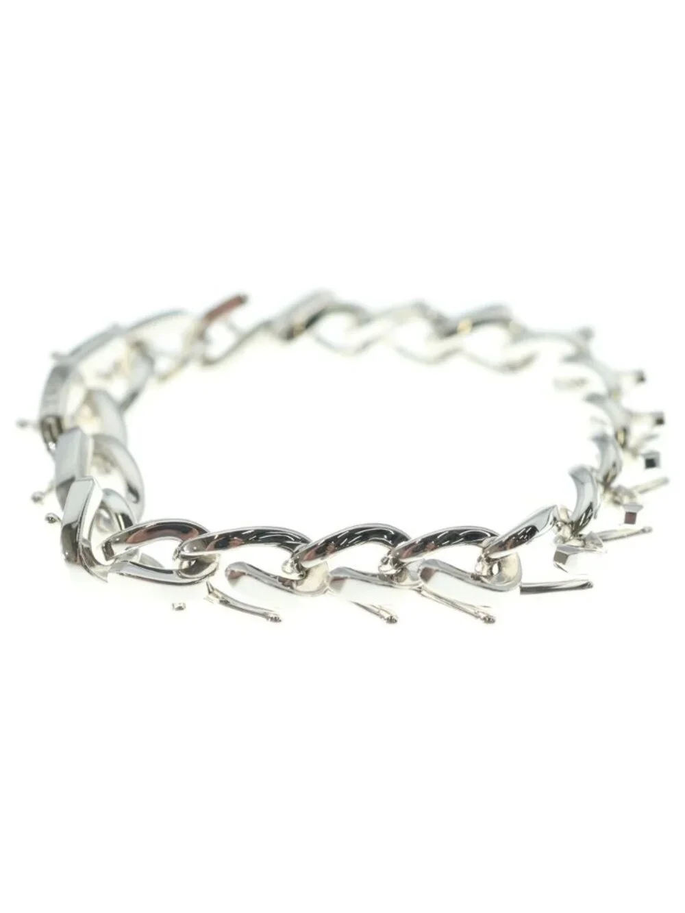 Tiffany & Co Forge Small Link Bra Silver Bracelet